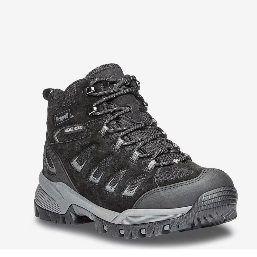 Propet Ridge Walker Hiking  Boots Waterproof Men’s Size 13 Black Work Diabetics